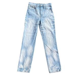 Madewell Bleach Wash Perfect Vintage Jeans 25